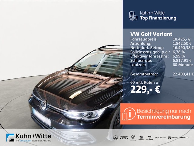 Volkswagen Golf 1.0 TSI Golf VIII Life Variant