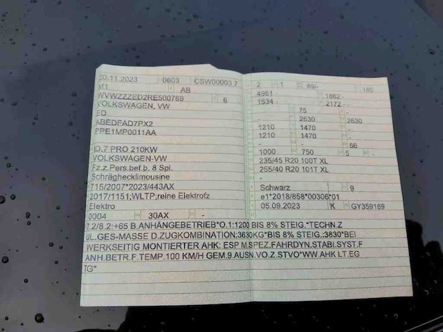 Volkswagen ID.7 Kamera 360 Matrix Harman Kardon