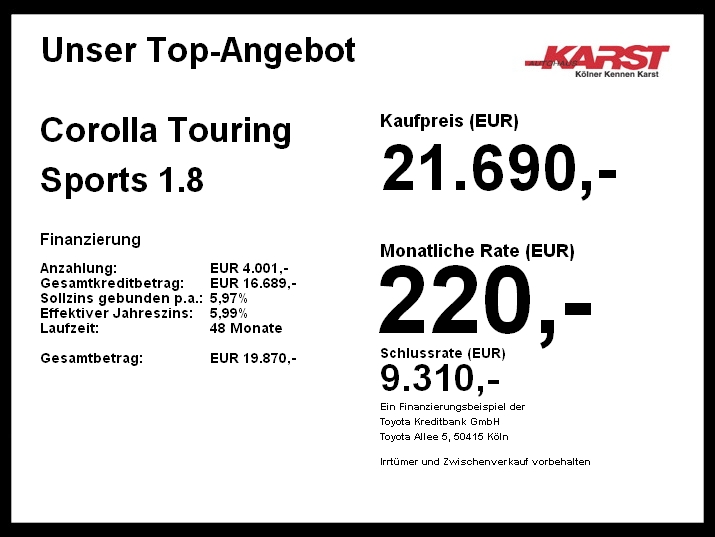 Toyota Corolla Technik Touring