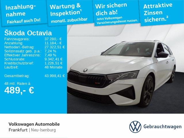 Skoda Octavia 2.0 TSI Combi RS