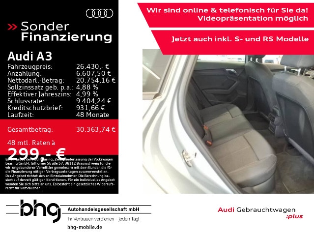 Audi A3 35 TFSI Sportback