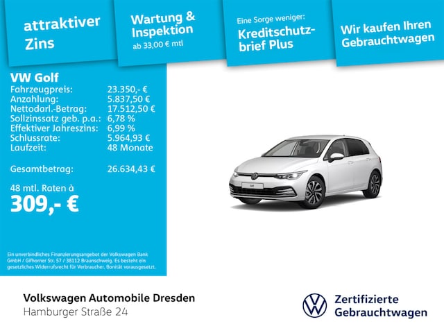 Volkswagen Golf 1.5 TSI Golf VIII