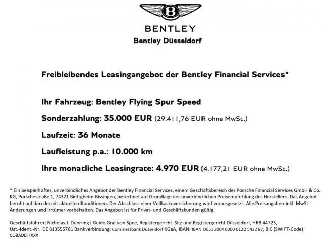 Bentley Flying Spur Speed // BENTLEY DÜSSELDORF