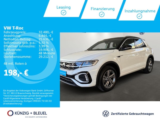 Volkswagen T-Roc T-Roc R-Line 2.0 TDI DSG Nav*AHK*LED*CarPlay*ACC