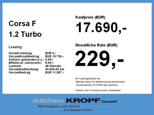 Opel Corsa 1.2 Turbo Turbo