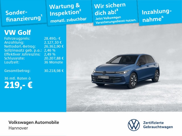 Volkswagen Golf 2.0 TDI DSG Golf VIII