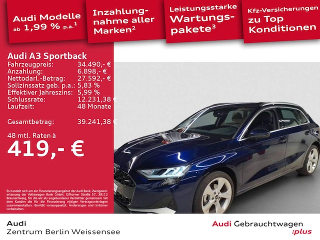 Audi A3 30 TFSI S-Tronic Sportback