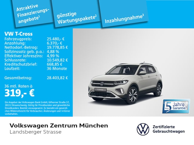 Volkswagen T-Cross 1.0 TSI DSG IQ.Drive Style