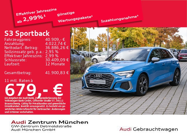 Audi S3 Quattro S-Tronic Sportback