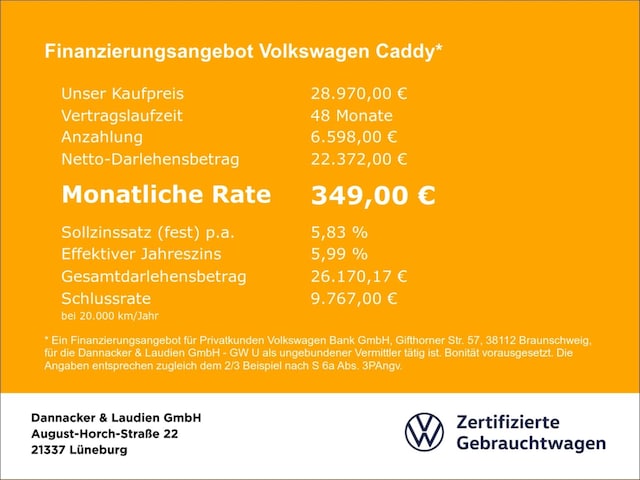 Volkswagen Caddy 2.0 TDI 4Motion