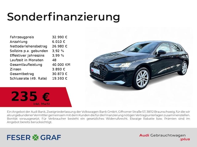 Audi A3 35 TFSI S-Tronic Sportback