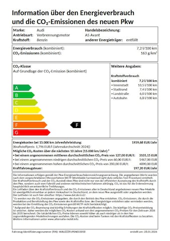 Audi A5 Avant S-Tronic