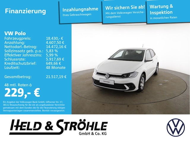 Volkswagen Polo VW Polo Unlimited 1.0 APP LED KLIMA PDC SHZ DAB+