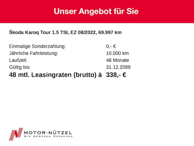 Skoda Karoq 1.5 TSI Tour