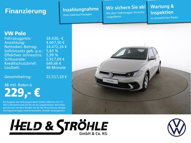 Volkswagen Polo Polo Unlimited 1.0 APP LED KLIMA PDC SHZ DAB+