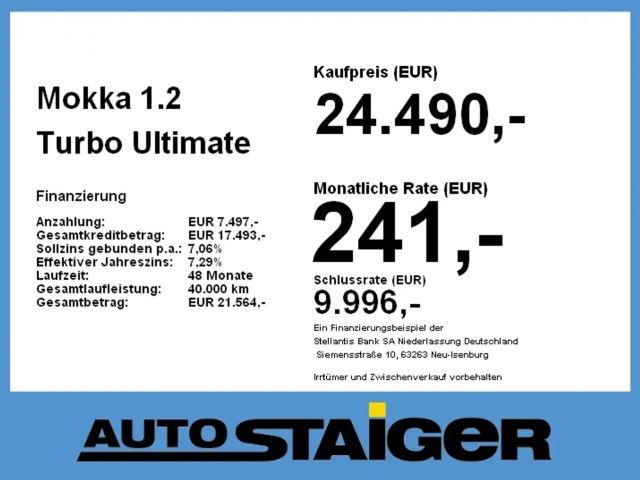 Opel Mokka 1.2 Turbo Turbo Ultimate