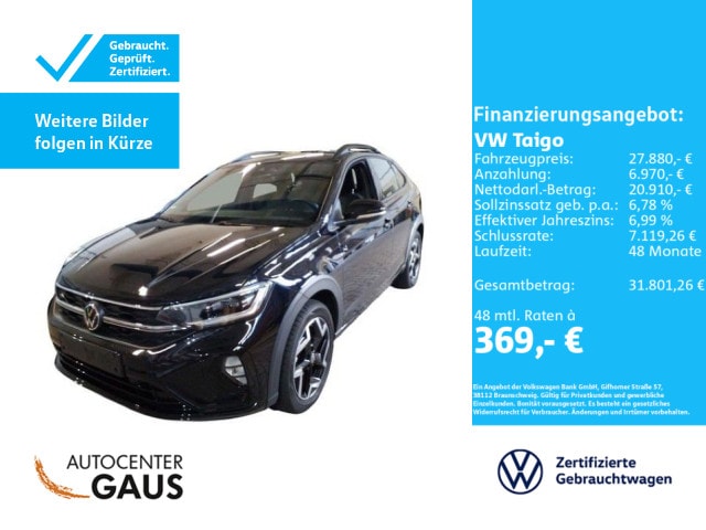 Volkswagen Taigo 1.0 TSI DSG R-Line