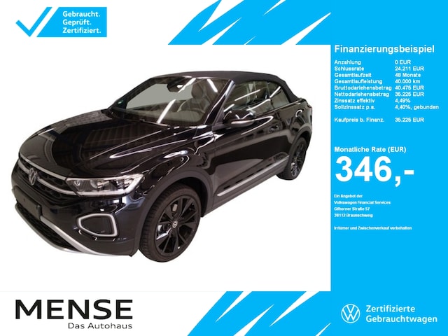 Volkswagen T-Roc 1.5 TSI Cabriolet IQ.Drive