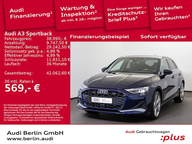 Audi A3 35 TFSI S-Tronic Sportback