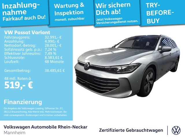 Volkswagen Passat 1.5 eTSI Business DSG Variant