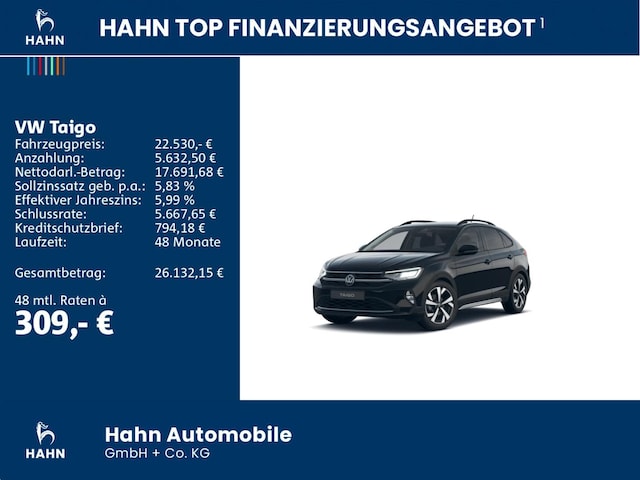 Volkswagen Taigo 1.0 TSI DSG Life