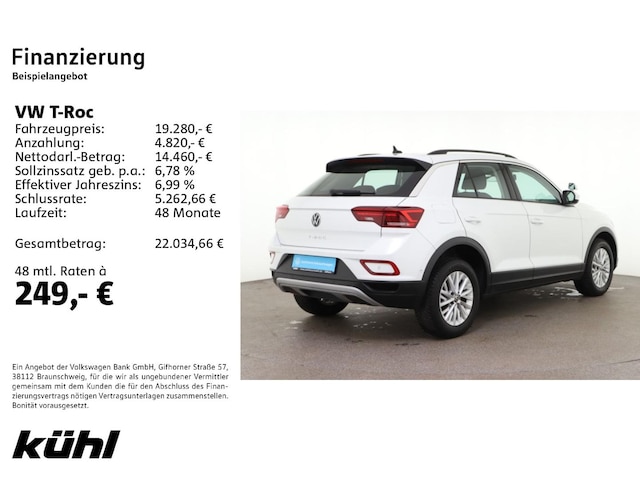 Volkswagen T-Roc 1.0 TSI Life