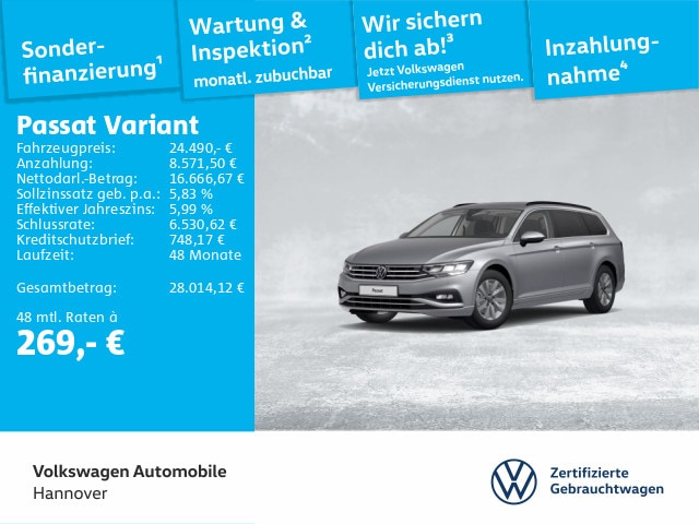Volkswagen Passat 2.0 TDI Business DSG Variant