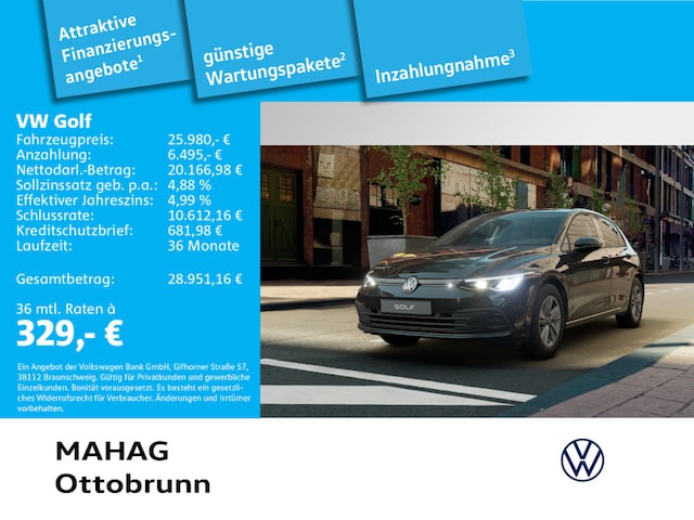 Volkswagen Golf 1.5 eTSI DSG Golf VIII Life