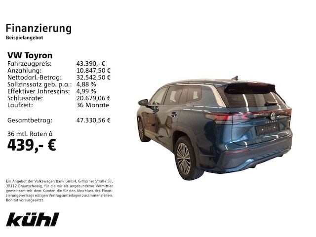 Volkswagen Tayron 1.5 eTSI DSG Life