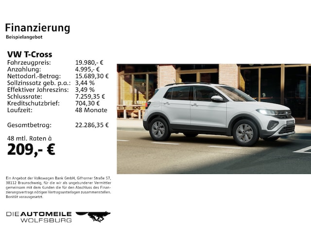 Volkswagen T-Cross 1.0 TSI Life