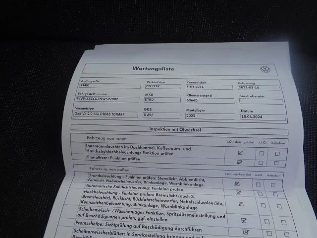 Volkswagen Golf Life Variant