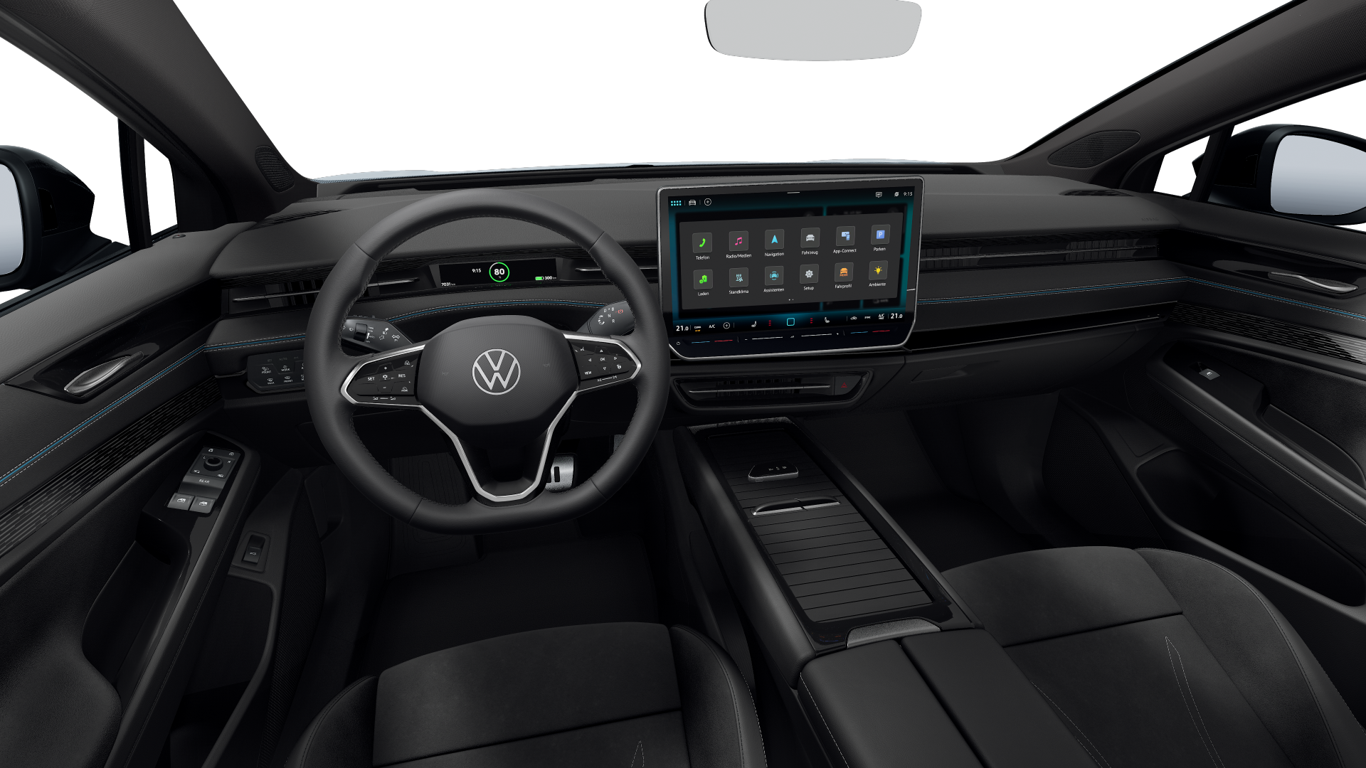 Volkswagen ID.7 IQLight AHK RearView Memory Navi