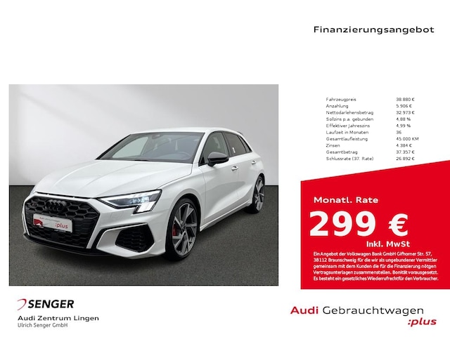 Audi S3 Quattro S-Tronic Sportback