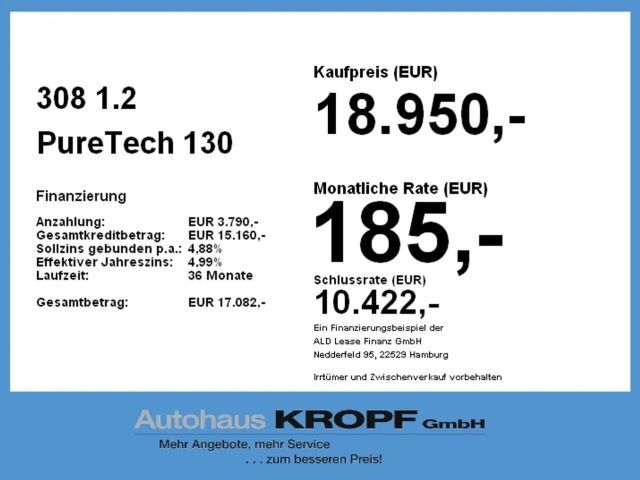 Peugeot 308 Allure Pack PureTech SW