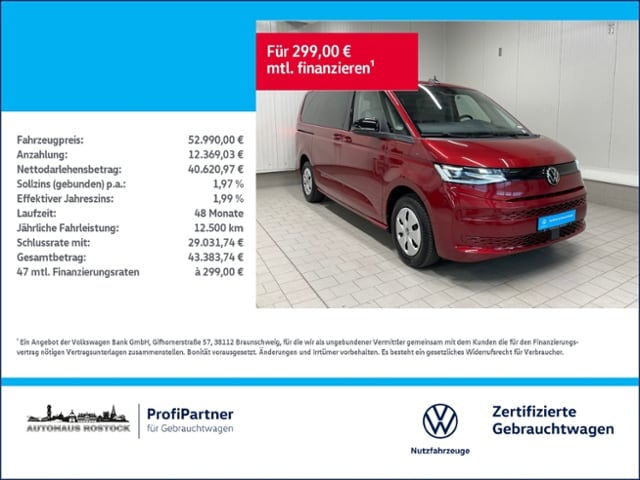 Volkswagen Multivan 2.0 TDI DSG Lang T7