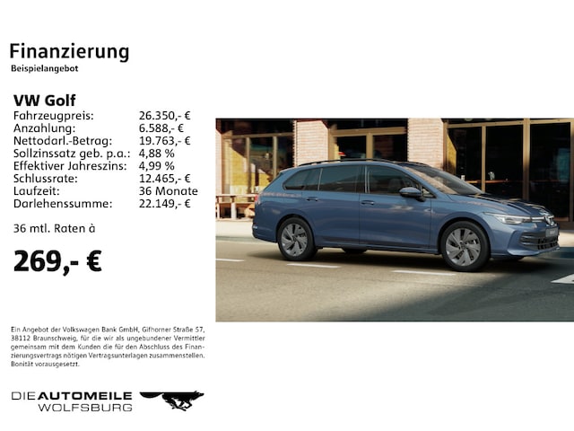 Volkswagen Golf 1.5 TSI Golf VIII Life Variant