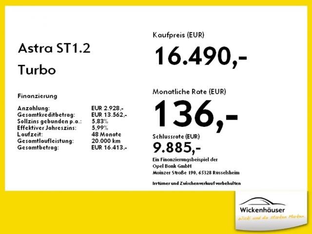 Opel Astra Turbo