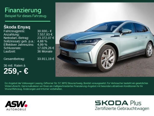 Skoda Enyaq iV electric 80Suite LED Navi RFK LEDER AHK
