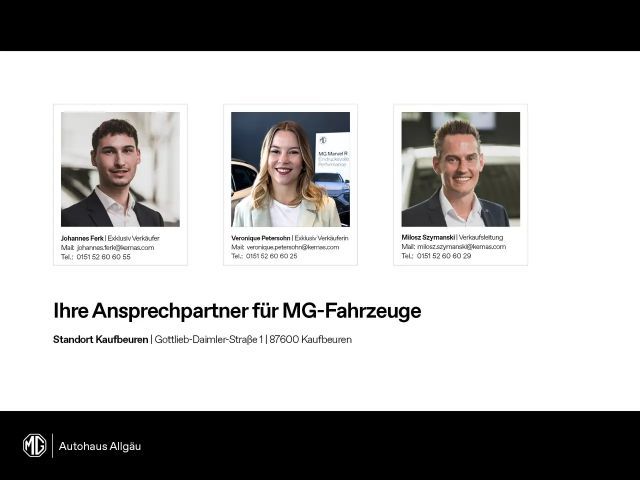 MG Cyberster MG Cyberster Roadster ACC 360 Keyl MG iSmart LED