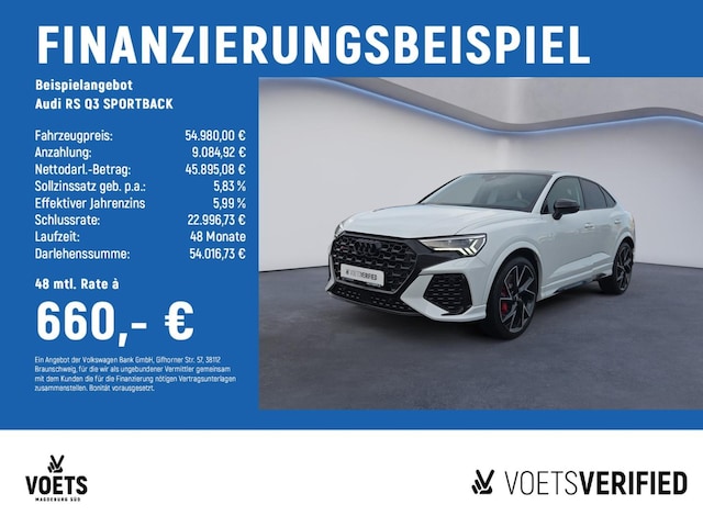 Audi RS Q3 Quattro S-Tronic Sportback