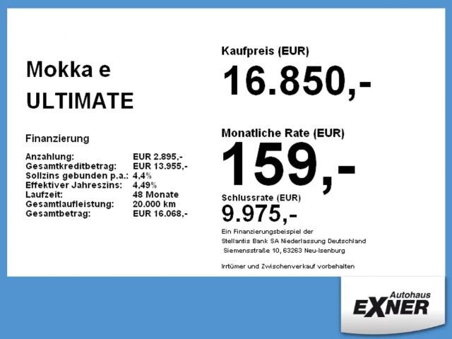 Opel Mokka Mokka-e Ultimate