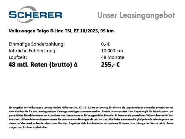 Volkswagen Taigo R-Line