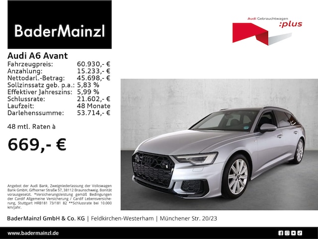 Audi A6 50 TDI Avant Quattro S-Line