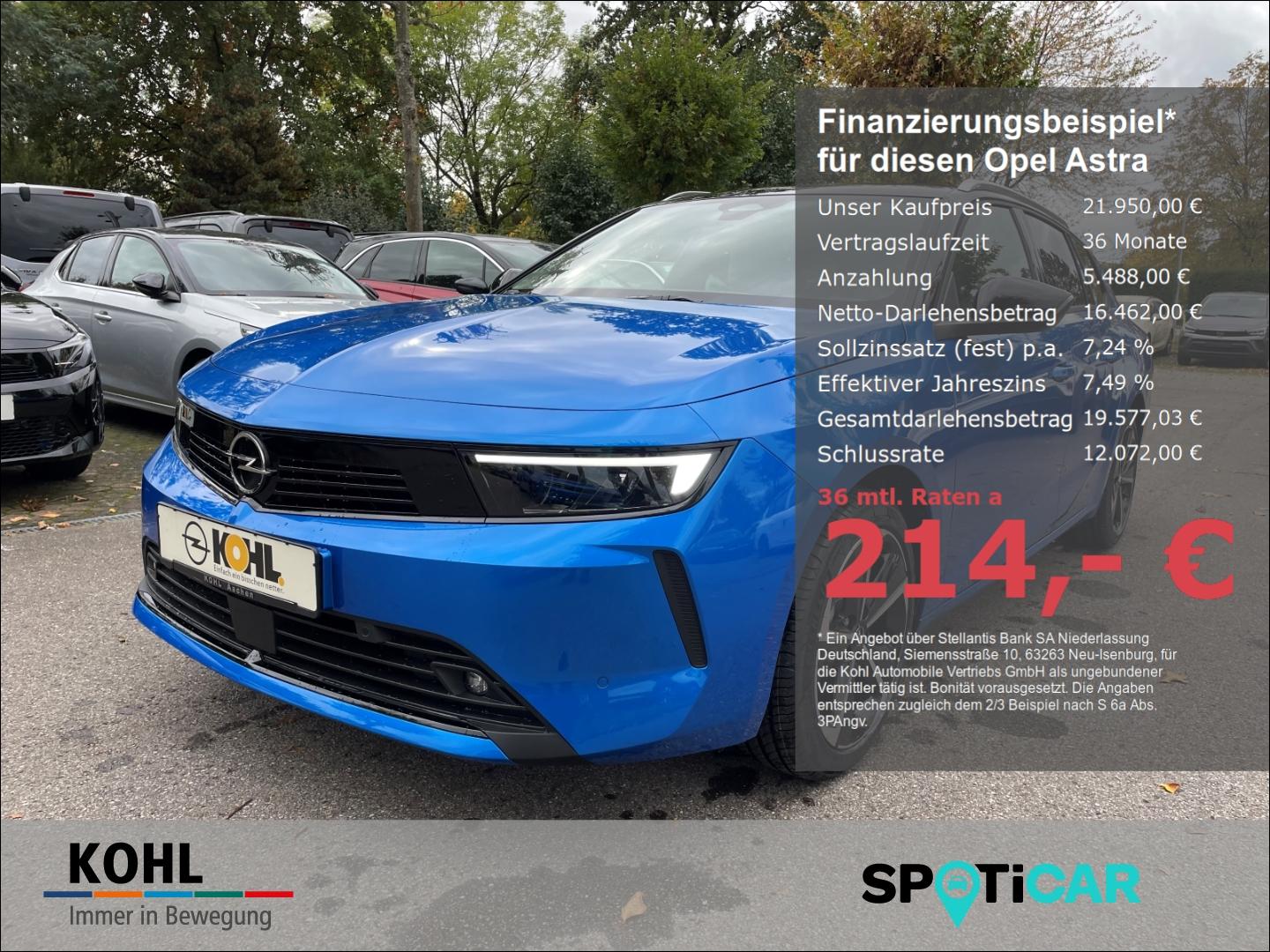 Opel Astra 1.2 Turbo Elegance Sports Tourer Turbo