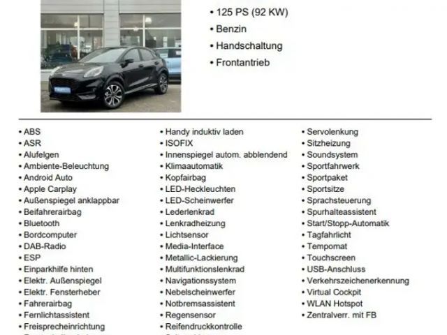 Ford Puma EcoBoost ST Line