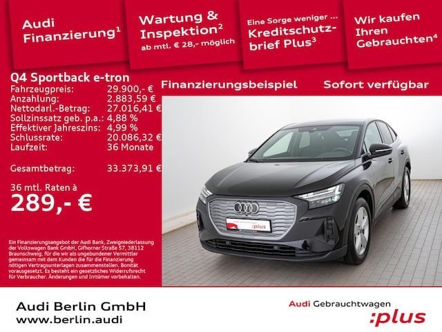 Audi Q4 e-tron 40 Sportback