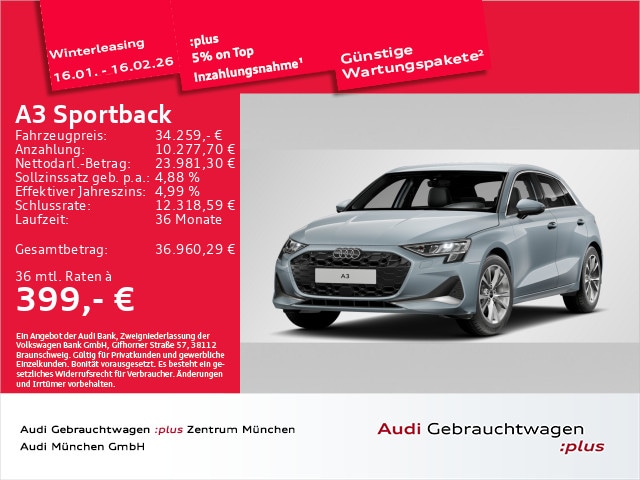 Audi A3 35 TDI S-Tronic Sportback