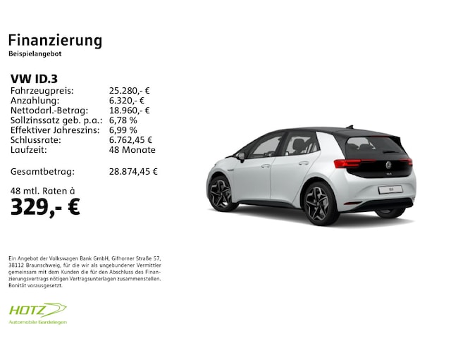 Volkswagen ID.3 150 kW Performance Pro