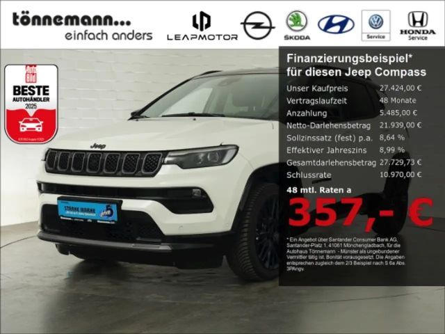 Jeep Compass S MHEV DCT+LED+NAVI+360 GRAD KAMERA+SITZ-/LENKRADH