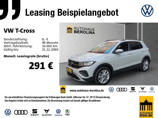 Volkswagen T-Cross 1.0 TSI DSG Life